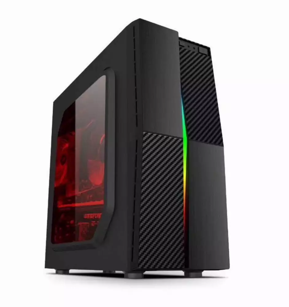 Кутия Makki MAKKI-1609-RGB Case mATX