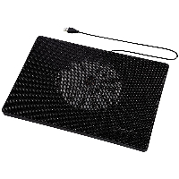 Охладител за лаптоп HAMA Slim, Вентилатор, 13.3" - 15.6", Черен