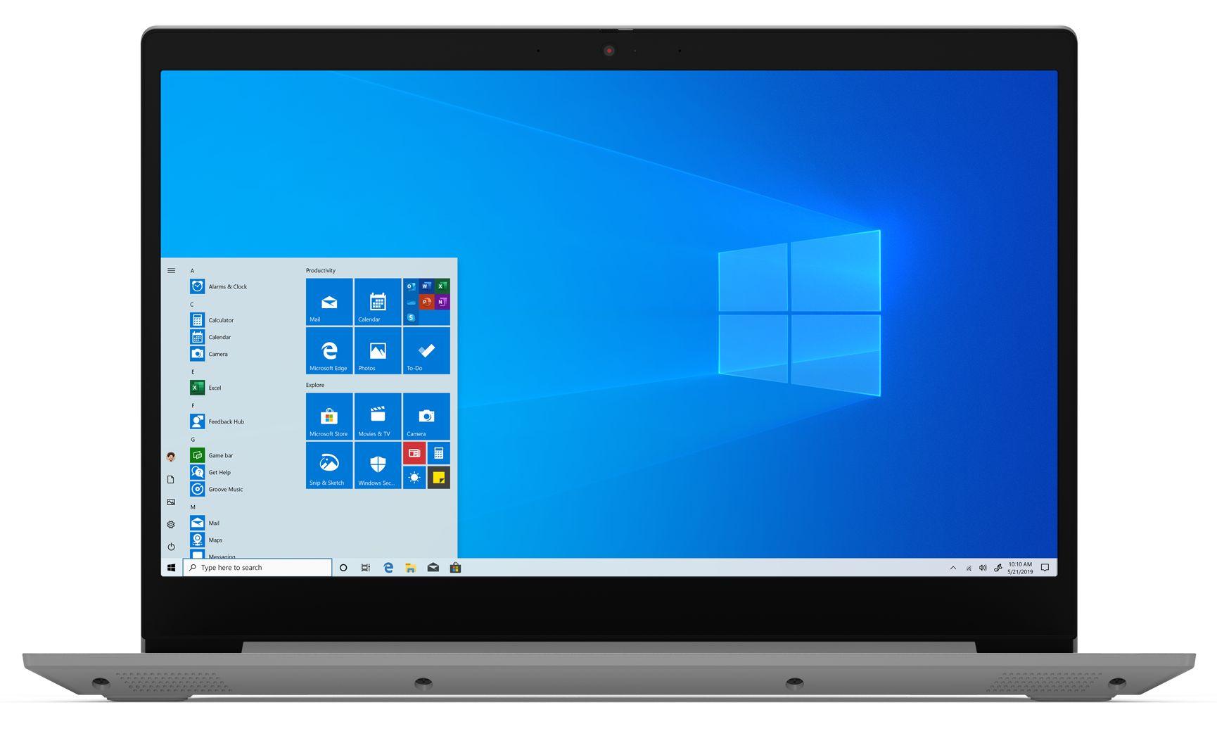 Лаптоп LENOVO IdeaPad 3 15IIL05, 15.6", Intel Core i3-1005G1, RAM 8GB, SSD 512GB, Intel UHD Graphics, Free DOS, Platinum Grey