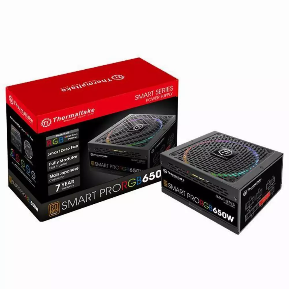 Захранване Thermaltake Smart Pro RGB 650W 80+ Bronze