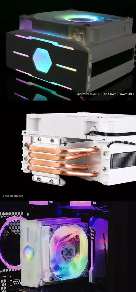 Охладител за процесор Zalman CNPS10X OPTIMA II WHITE RGB
