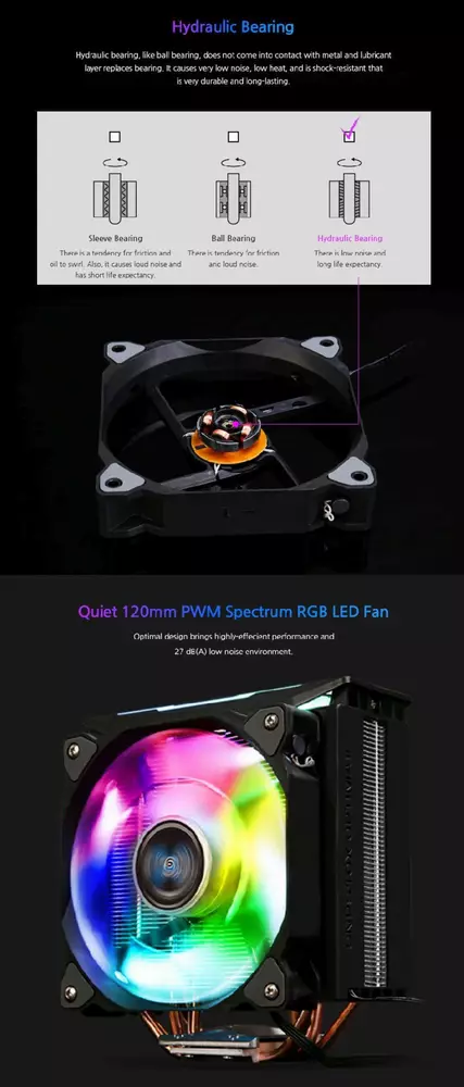 Охладител за процесор Zalman CNPS10X OPTIMA II BLACK RGB