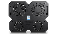 Охладител за лаптоп DeepCool Multi Core X6, 15.6", 2x140+100 mm, Черен