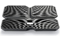 Охладител за лаптоп DeepCool Multi Core X6, 15.6", 2x140+100 mm, Черен