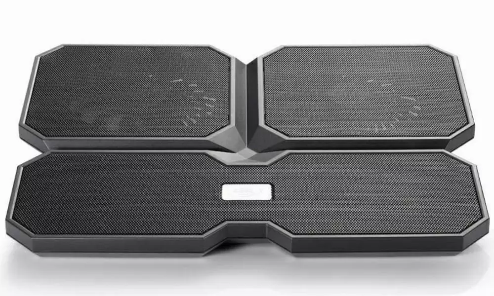Охладител за лаптоп DeepCool Multi Core X6, 15.6", 2x140+100 mm, Черен