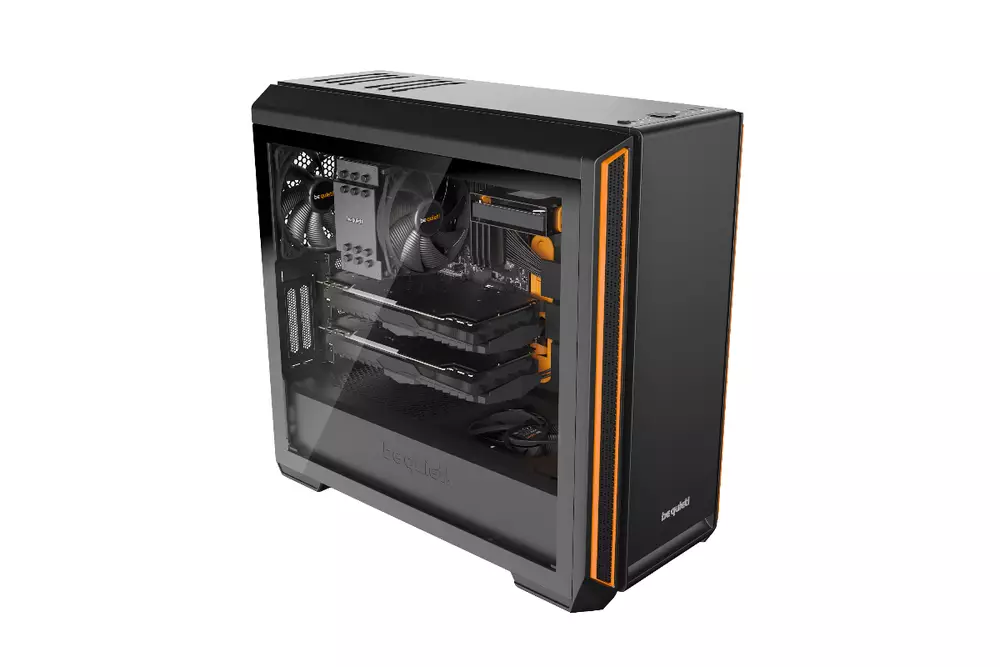 Кутия be quiet! SILENT BASE 601 Window Orange