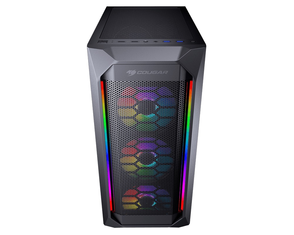 Кутия COUGAR MX410 Mesh-G RGB Mid Tower