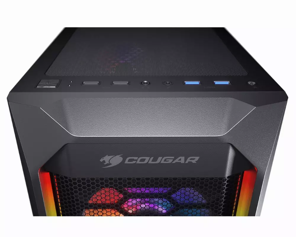 Кутия COUGAR MX410 Mesh-G RGB Mid Tower