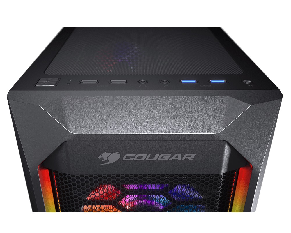 Кутия COUGAR MX410 Mesh-G RGB Mid Tower