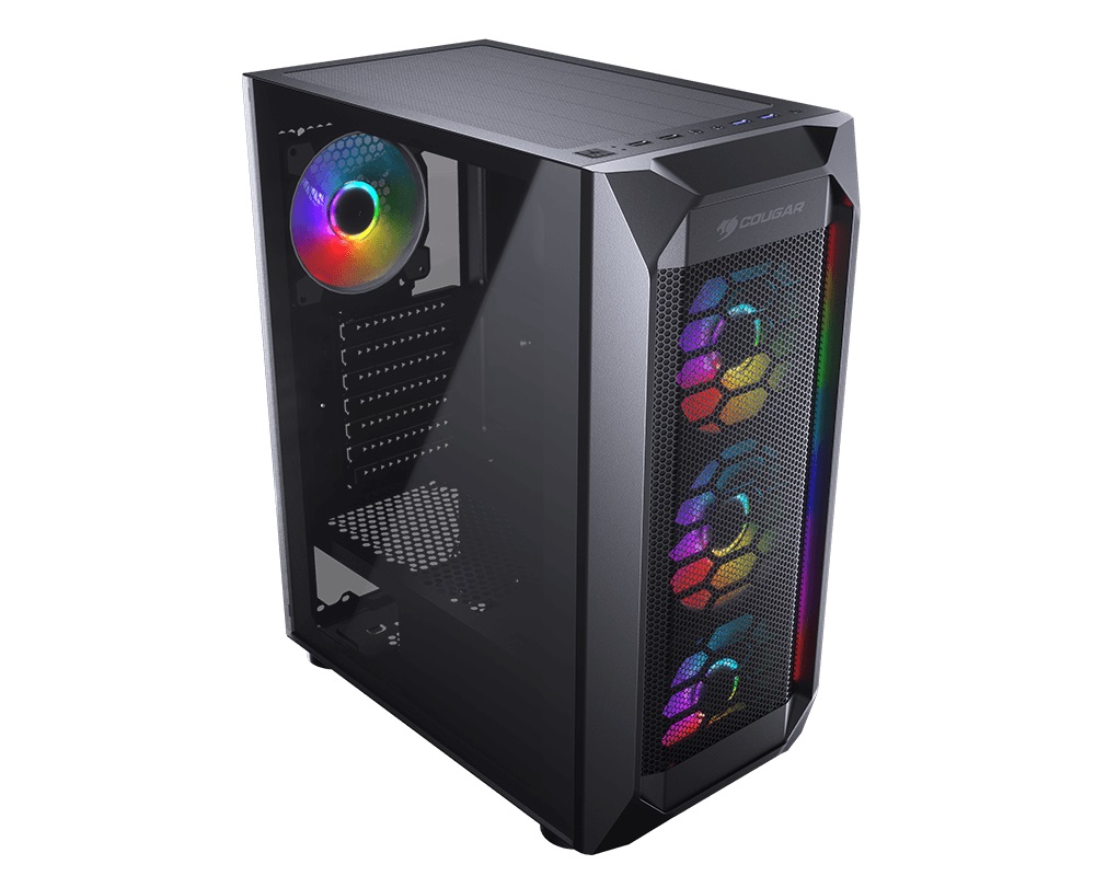 Кутия COUGAR MX410 Mesh-G RGB Mid Tower