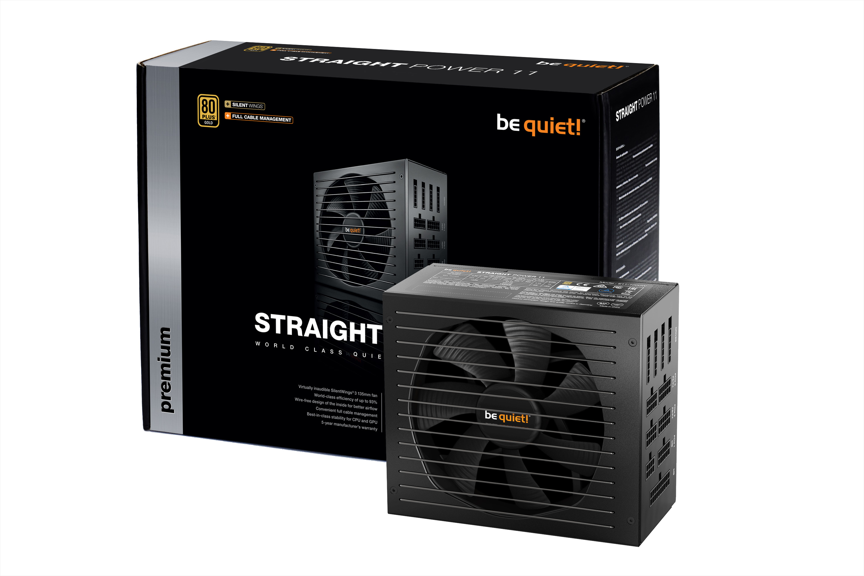 Захранване be quiet! STRAIGHT POWER 11 750W 80+ Gold
