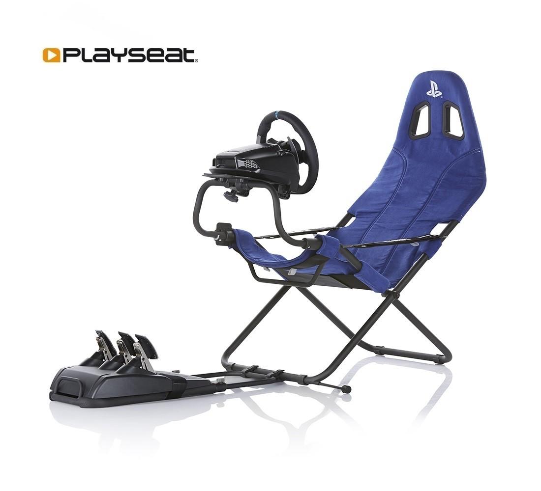 Геймърски стол Playseat Challenge Playstation Edition - Син