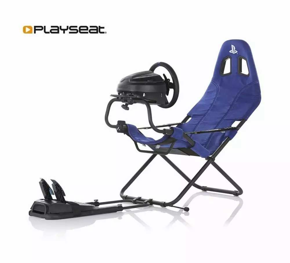 Геймърски стол Playseat Challenge Playstation Edition - Син