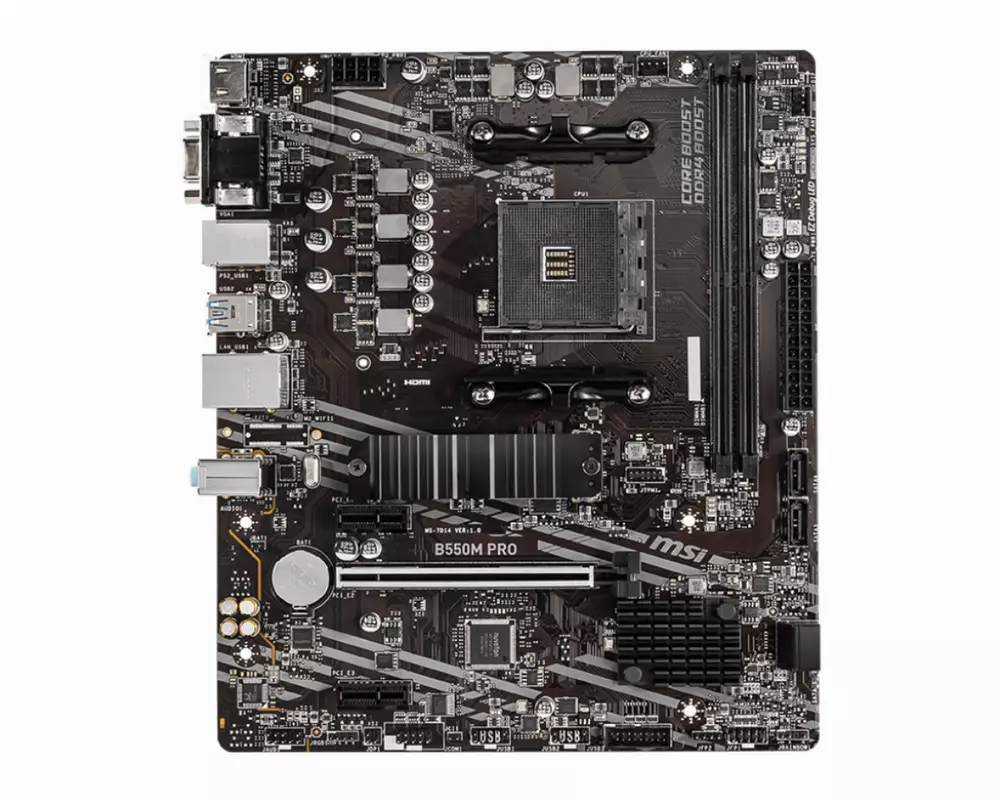 Дънна платка MSI B550M PRO