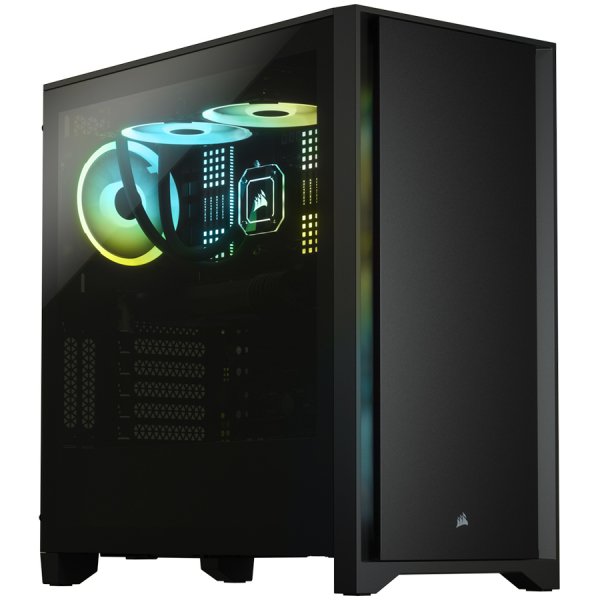 Кутия CORSAIR 4000D Tempered Glass Mid-Tower Black