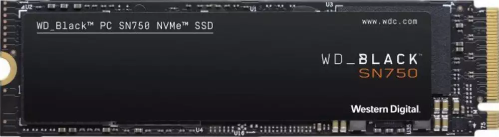 Диск SSD WD BLACK SN750 1TB M.2 2280 PCIe NVMe 3.0 x4
