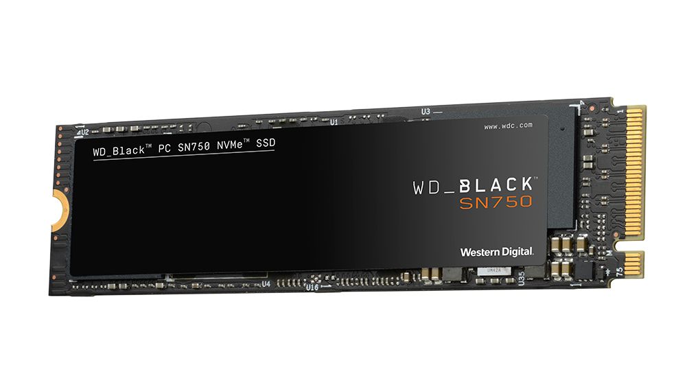 Диск SSD WD BLACK SN750 1TB M.2 2280 PCIe NVMe 3.0 x4