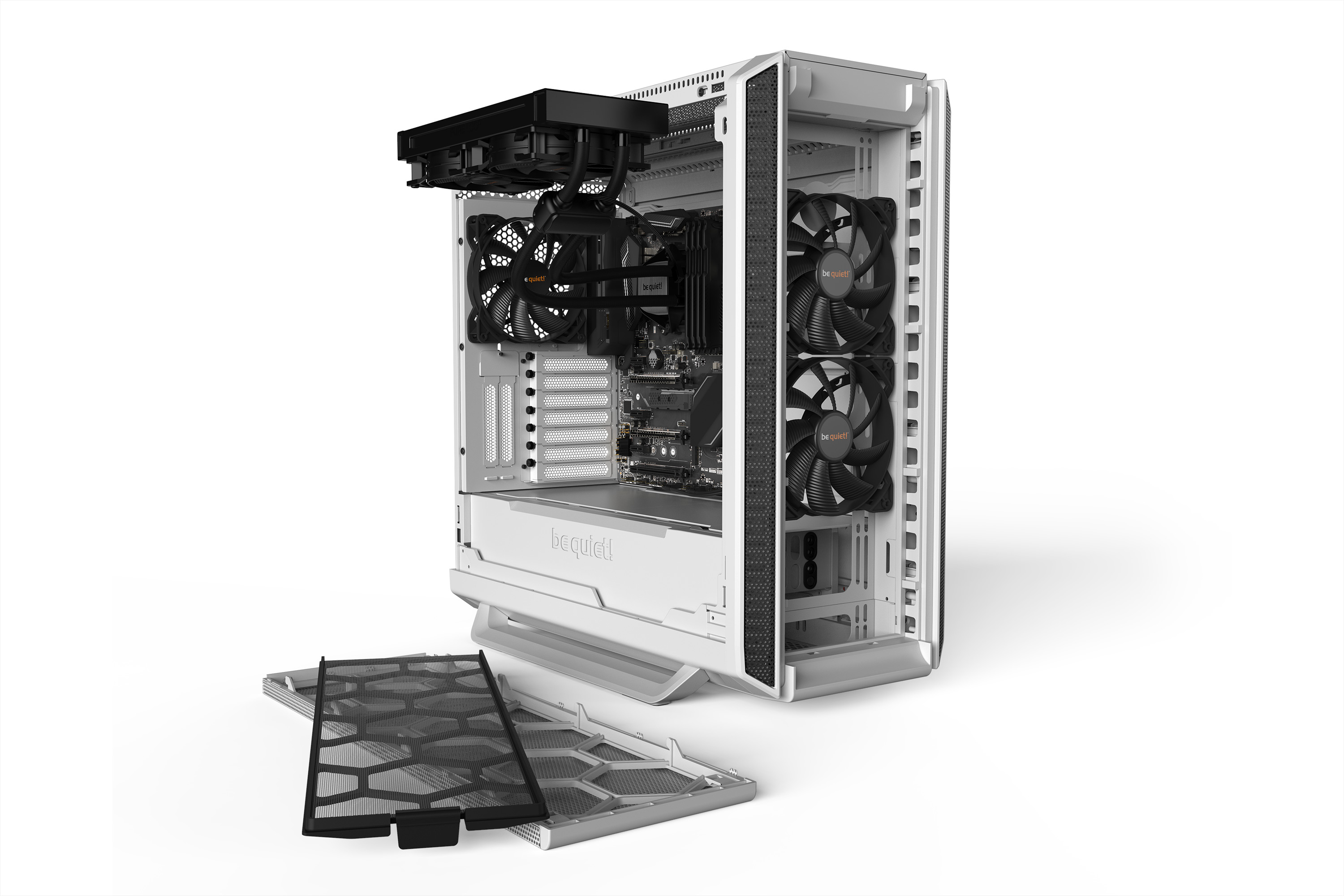 Кутия be quiet! Silent Base 802 Window White - BGW40