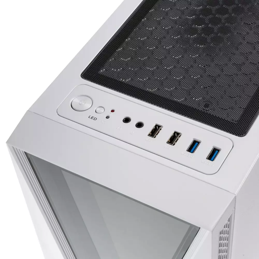 Кутия Kolink Void RGB TG Midi-Tower White Window ATX