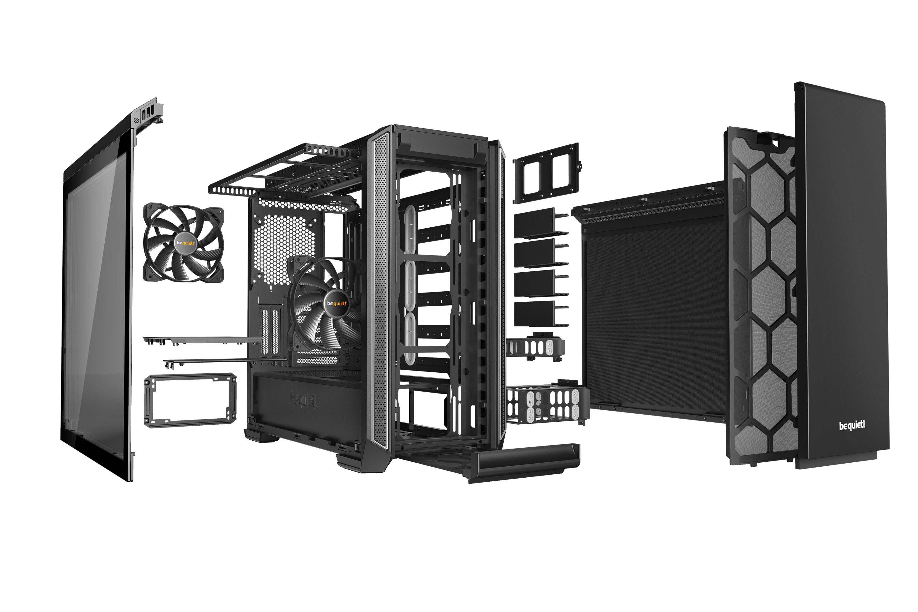 Кутия be quiet! SILENT BASE 601 Window Silver