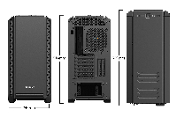 Кутия be quiet! SILENT BASE 601 Window Black