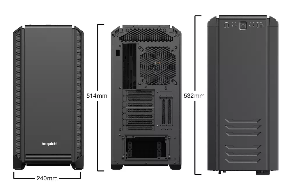 Кутия be quiet! SILENT BASE 601 Window Black