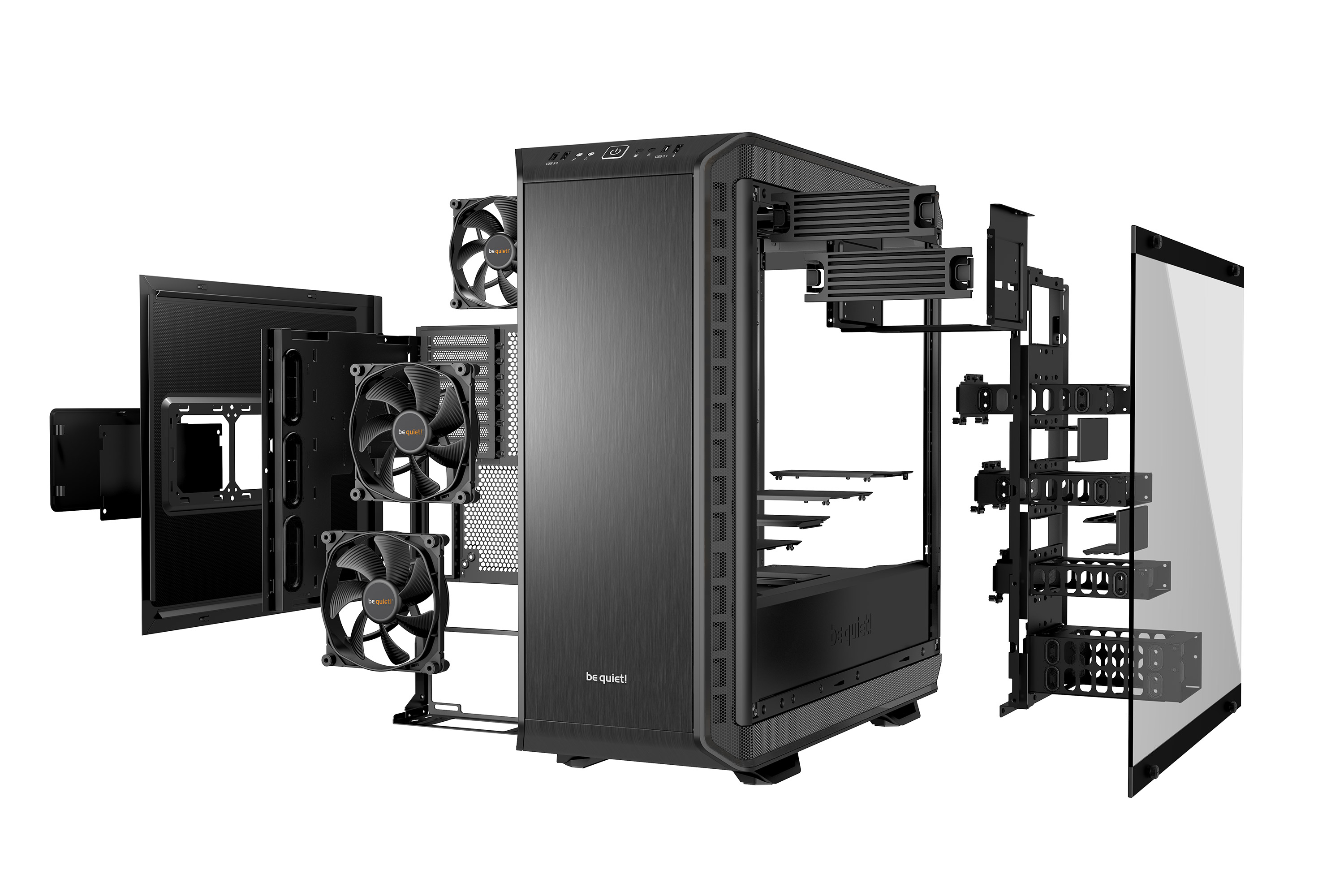 Кутия be quiet! DARK BASE PRO 900 Black rev.2