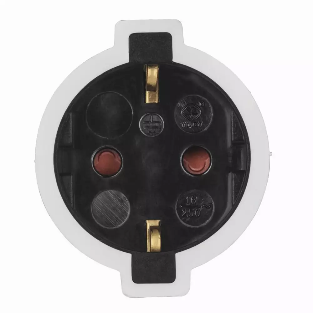 Подовжувальний кабель HAMA Powerplug, Додатковий контакт, 3.0 m, Білий