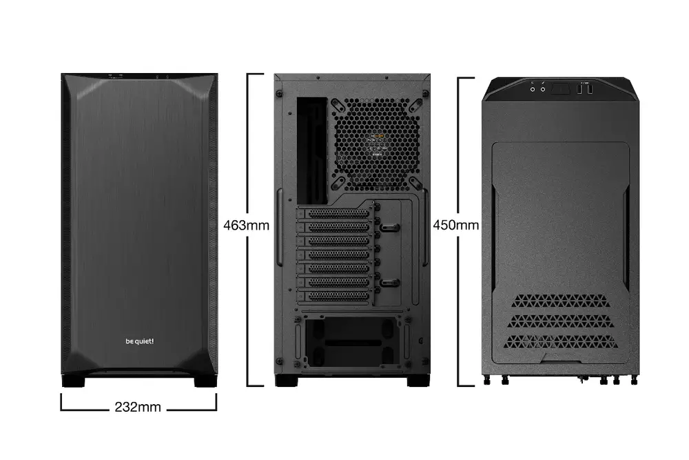 Кутия be quiet! PURE BASE 500 Window Black - BGW34