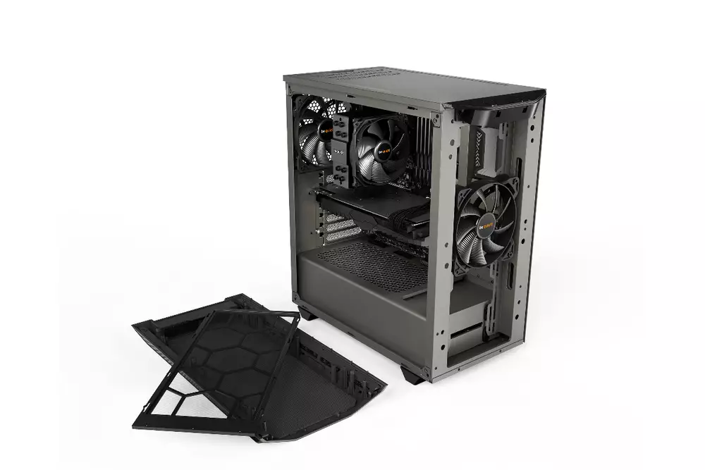Кутия be quiet! PURE BASE 500 Metallic Gray - BG036