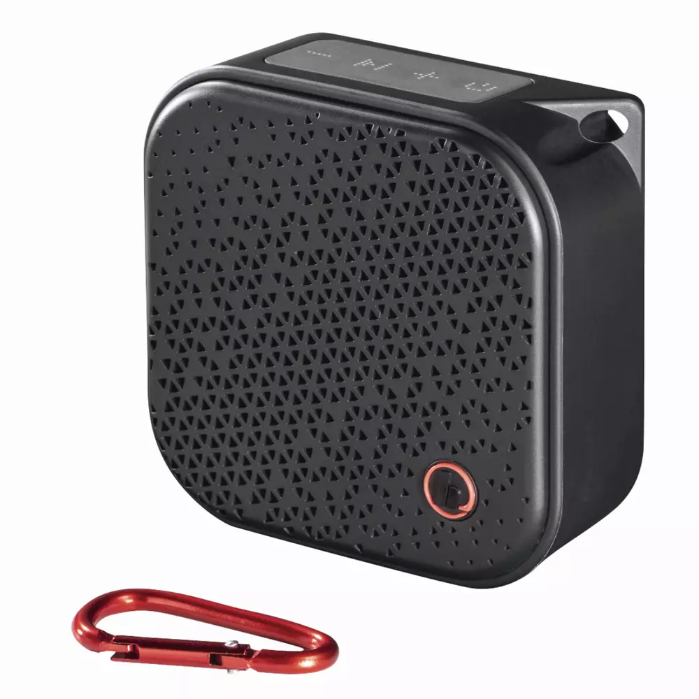 Блутут мобилна колонка HAMA Pocket 2.0, Водоустойчива, 3.5W, Черна