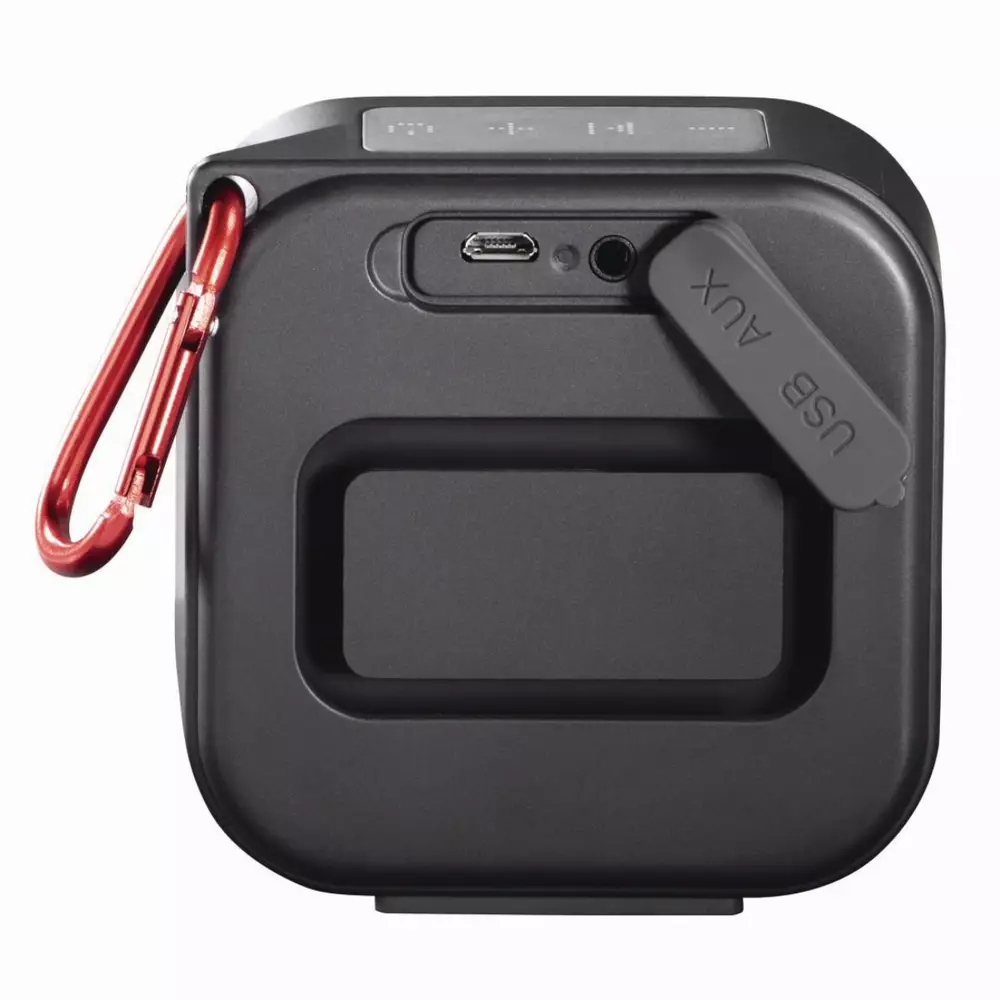 Блутут мобилна колонка HAMA Pocket 2.0, Водоустойчива, 3.5W, Черна