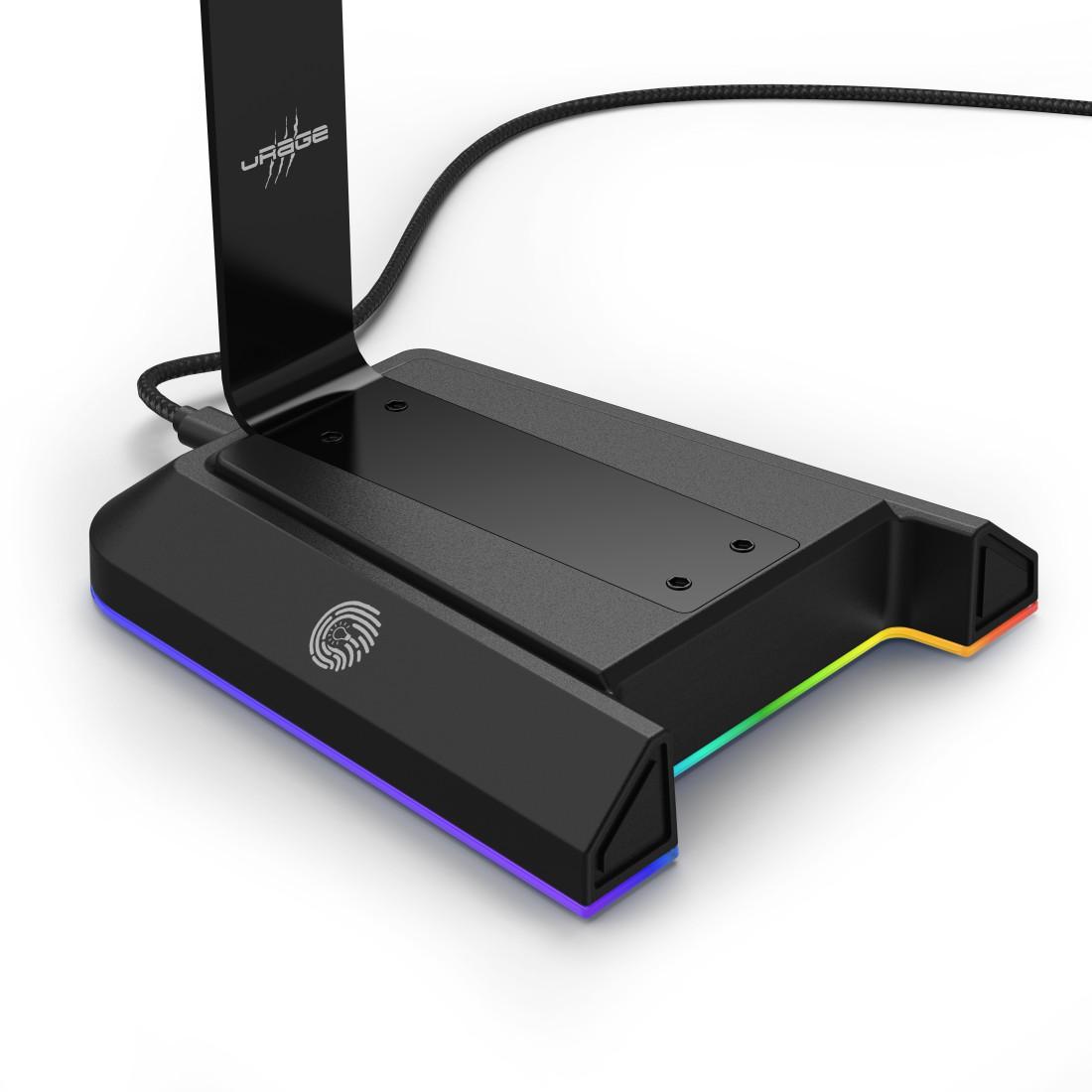 Поставка за слушалки HAMA uRage AFK 300 Illuminated RGB Черен
