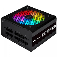 Захранване Corsair PSU CX750F 750W RGB 80+ Bronze 