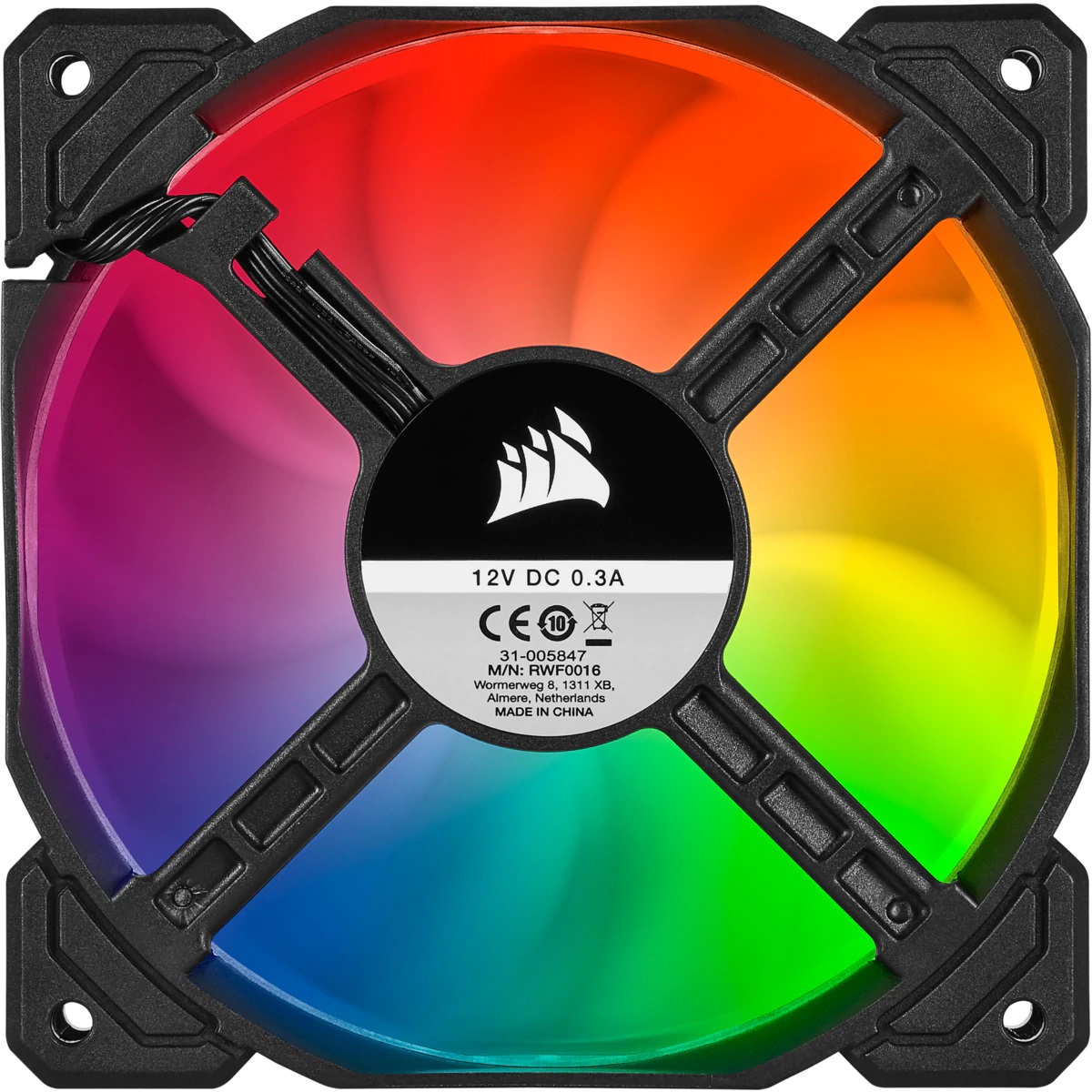 Вентилатор CORSAIR SP120 RGB PRO 120mm RGB LED Fan Single Pack - CO-9050093-WW