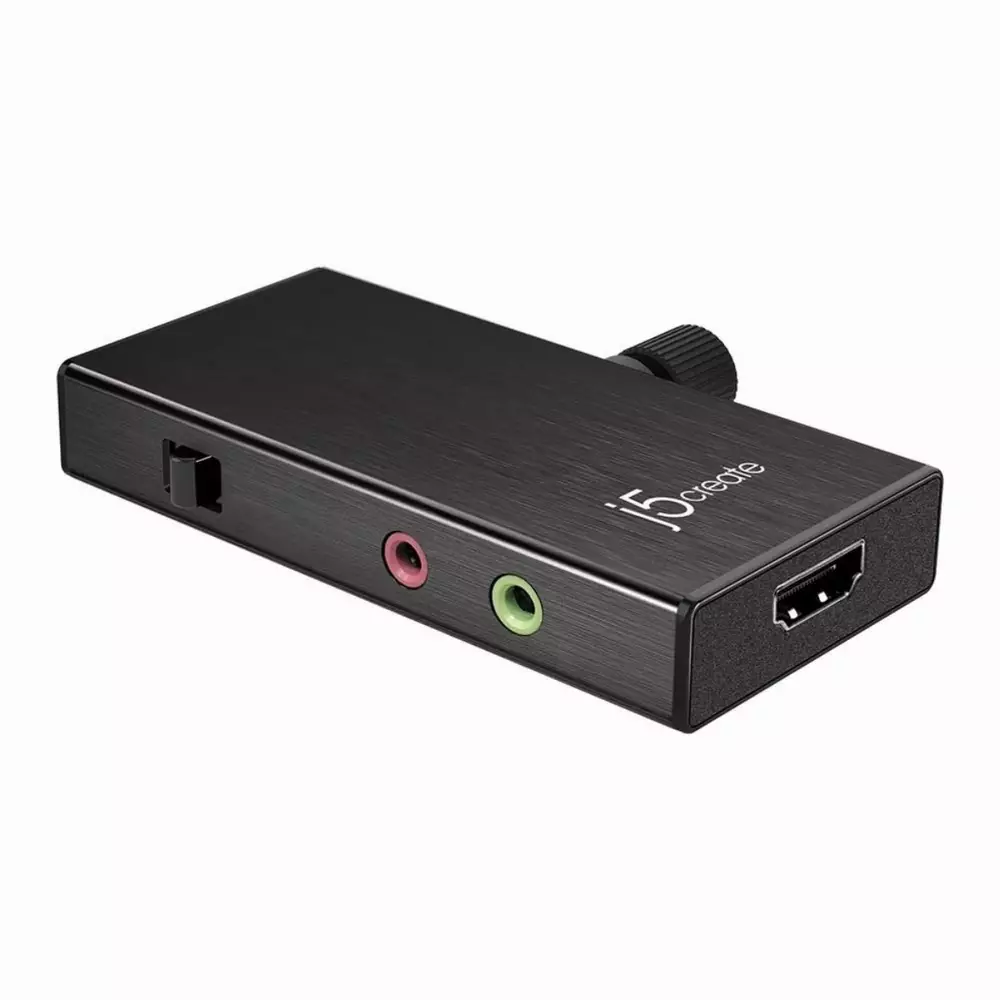 Кепчер адаптер j5 create JVA02, HDMI  към USB-C, Тype-C с PD (Power delivery)
