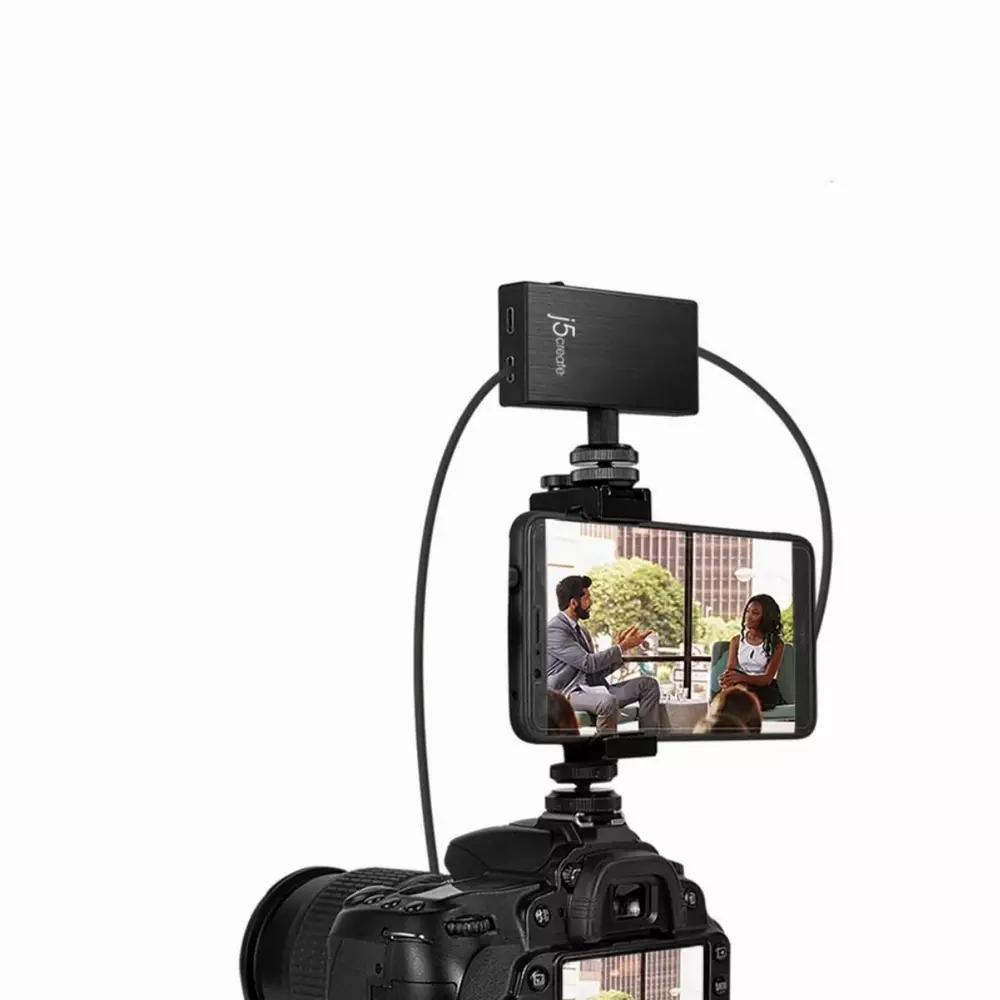 Кепчер адаптер j5 create JVA02, HDMI към USB-C, Тype-C с PD (Power delivery)