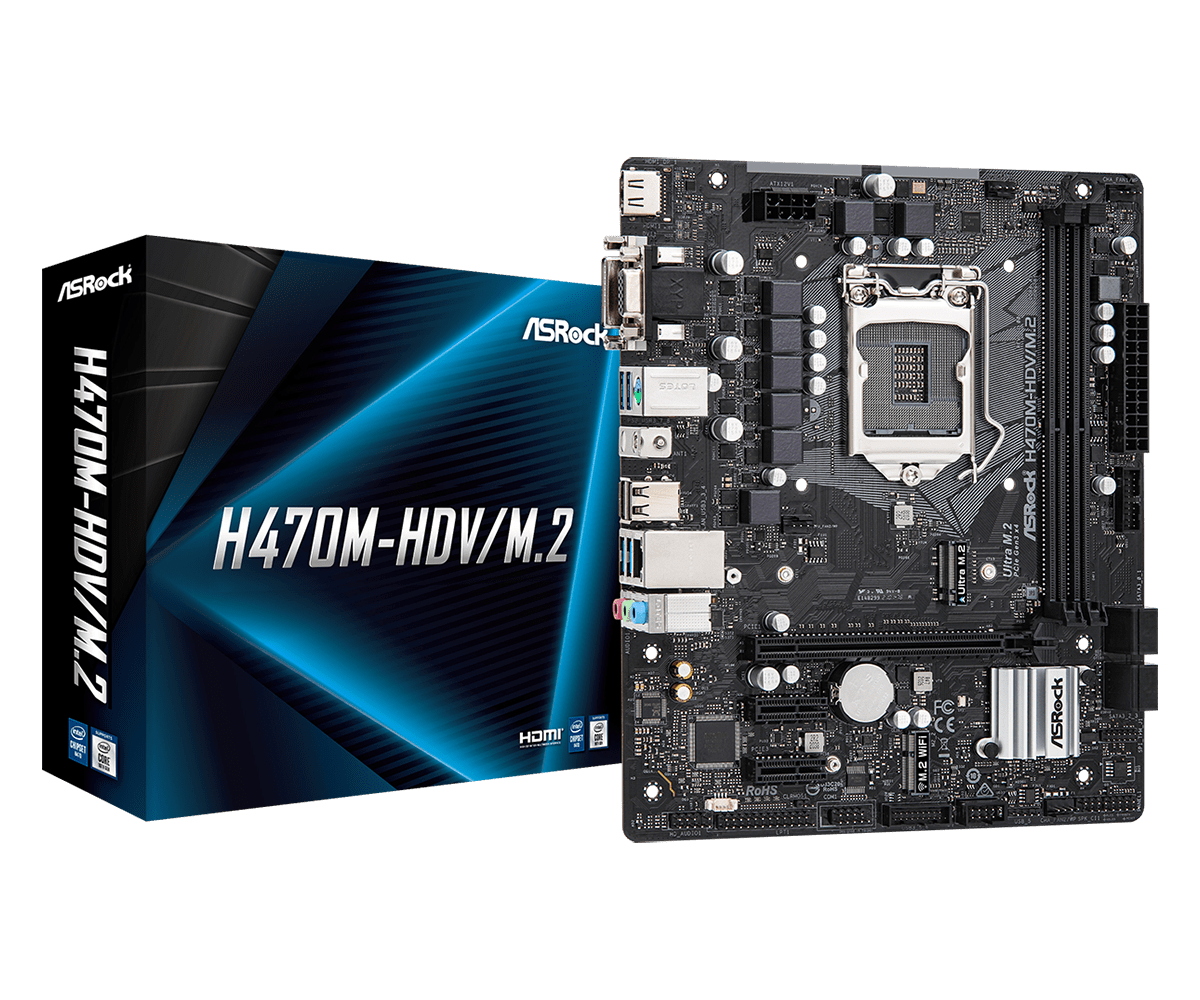 Дънна платка Asrock H470M-HDV/M.2