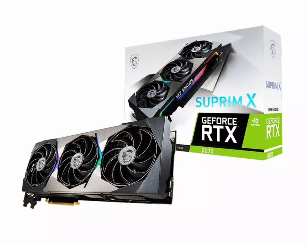 Видео карта MSI GeForce RTX 3070 SUPRIM X 8G LHR