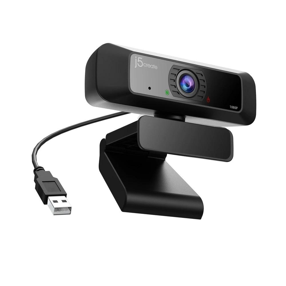 Уеб камера j5create JVCU100, HD, микрофон, USB, 360° Rotation, Черен