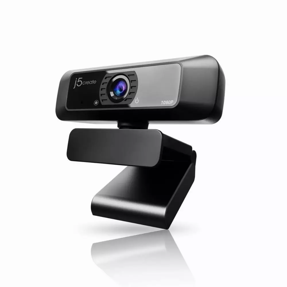Уеб камера j5create JVCU100, HD, микрофон, USB, 360° Rotation, Черен