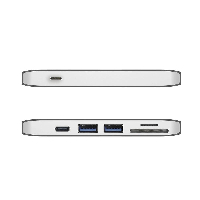 Докинг станция j5create JCD386, USB-C, 2 x HDMI, USB 3.0 PD, Сребрист