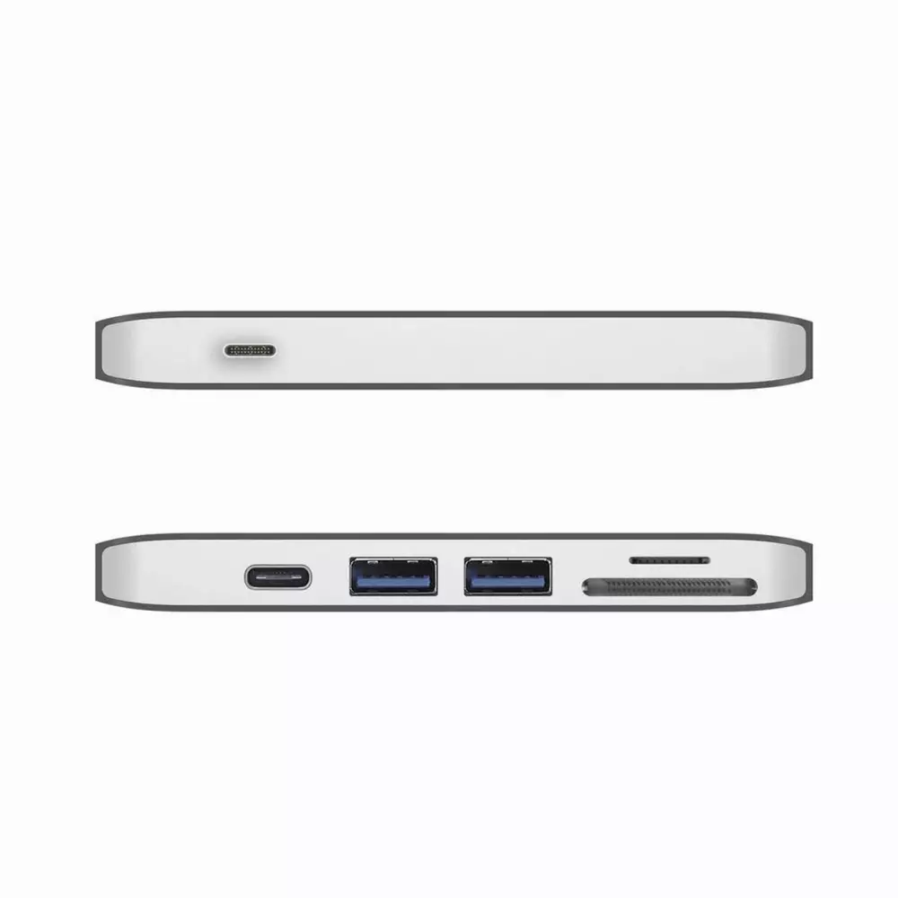 Докинг станция j5create JCD386, USB-C, 2 x HDMI, USB 3.0 PD, Сребрист