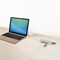 Хъб 4-портов J5create JCH347, USB-C 3.1,  USB-A 3.0, SD/Micro SD Card Reader