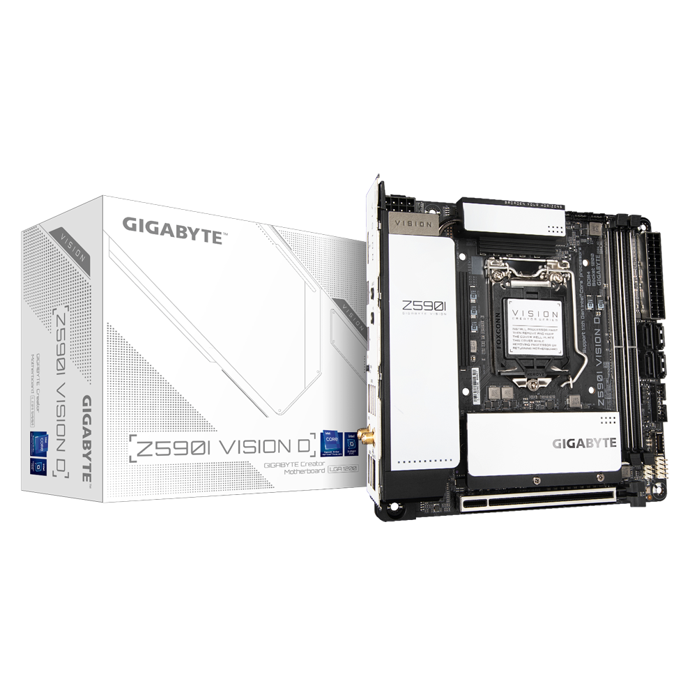 Дънна платка GIGABYTE Z590I VISION D (Wi-Fi)