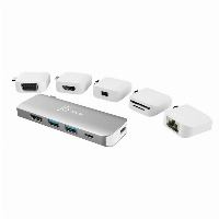 Докинг станция j5create JCD389, 11 в 1, за MacBook, MacBook Pro, MacBook Air, Сребрист