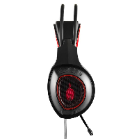 Геймърски слушалки Spartan Gear Thorax, Микрофон, Черен/Червен