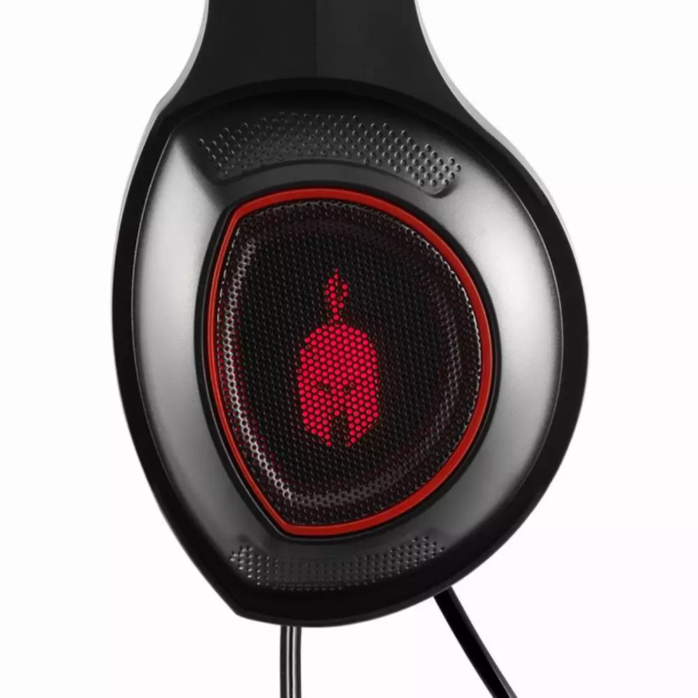Геймърски слушалки Spartan Gear Thorax, Микрофон, Черен/Червен