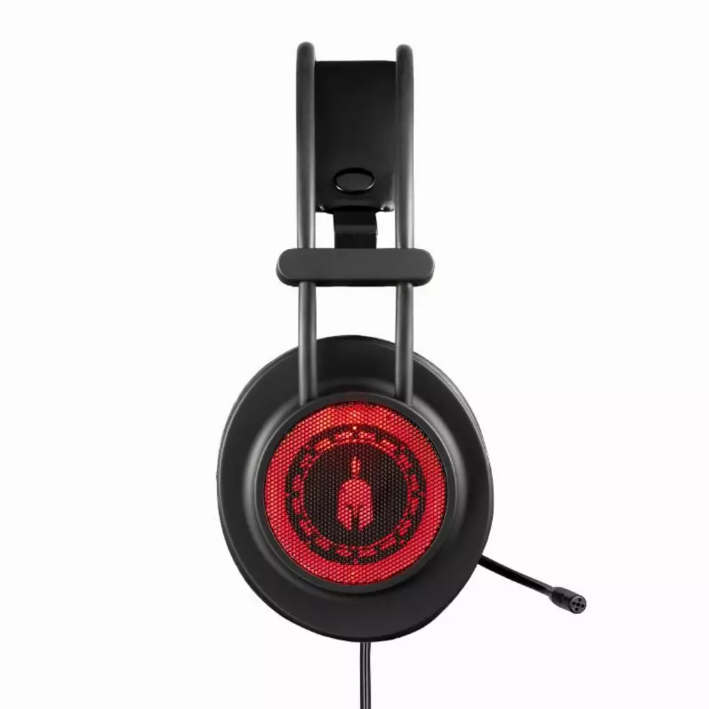 Геймърски слушалки Spartan Gear Myrmidon II с Микрофон Черен/Червен