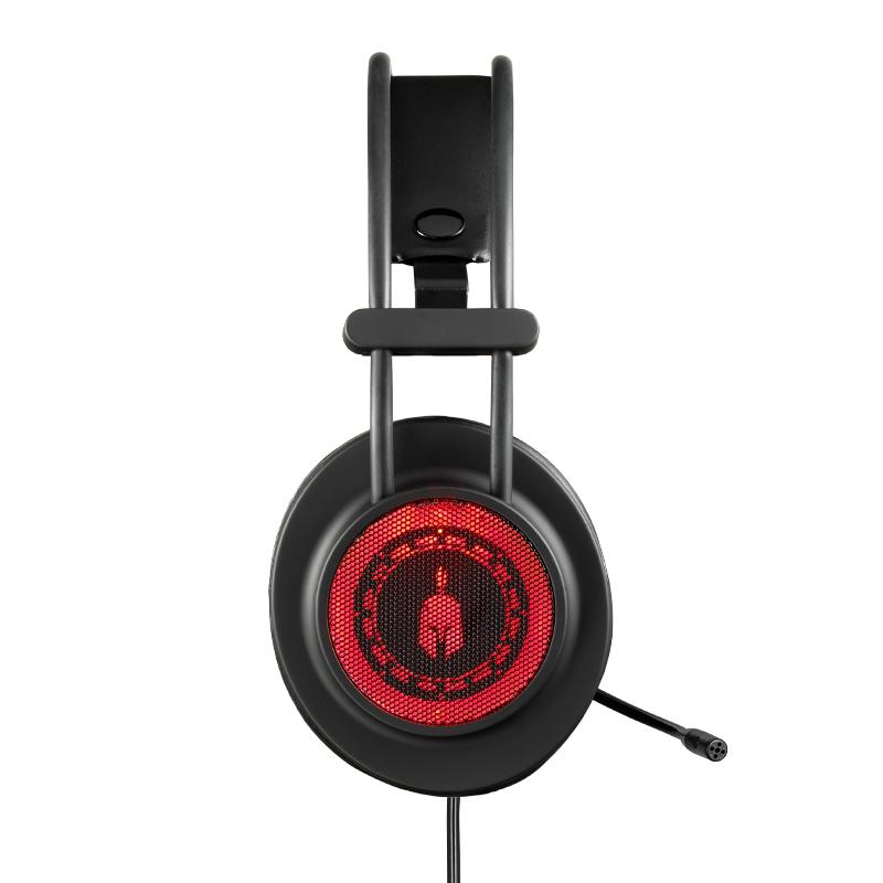 Геймърски слушалки Spartan Gear Myrmidon II с Микрофон Черен/Червен
